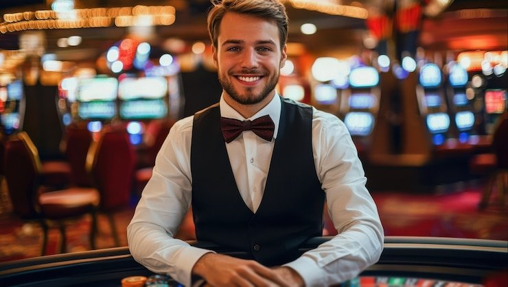 Meja Speed Baccarat dengan dealer profesional di studio pin4d Meja Speed Baccarat live dealer di pin4d